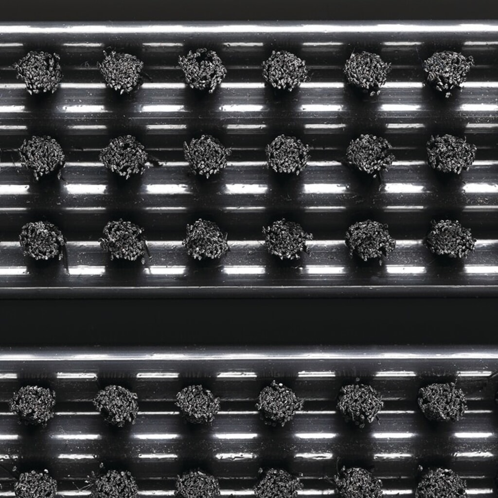 Produktabbildung: Fußmatte, L385xB590xS22mm, schwarz Polypropylen