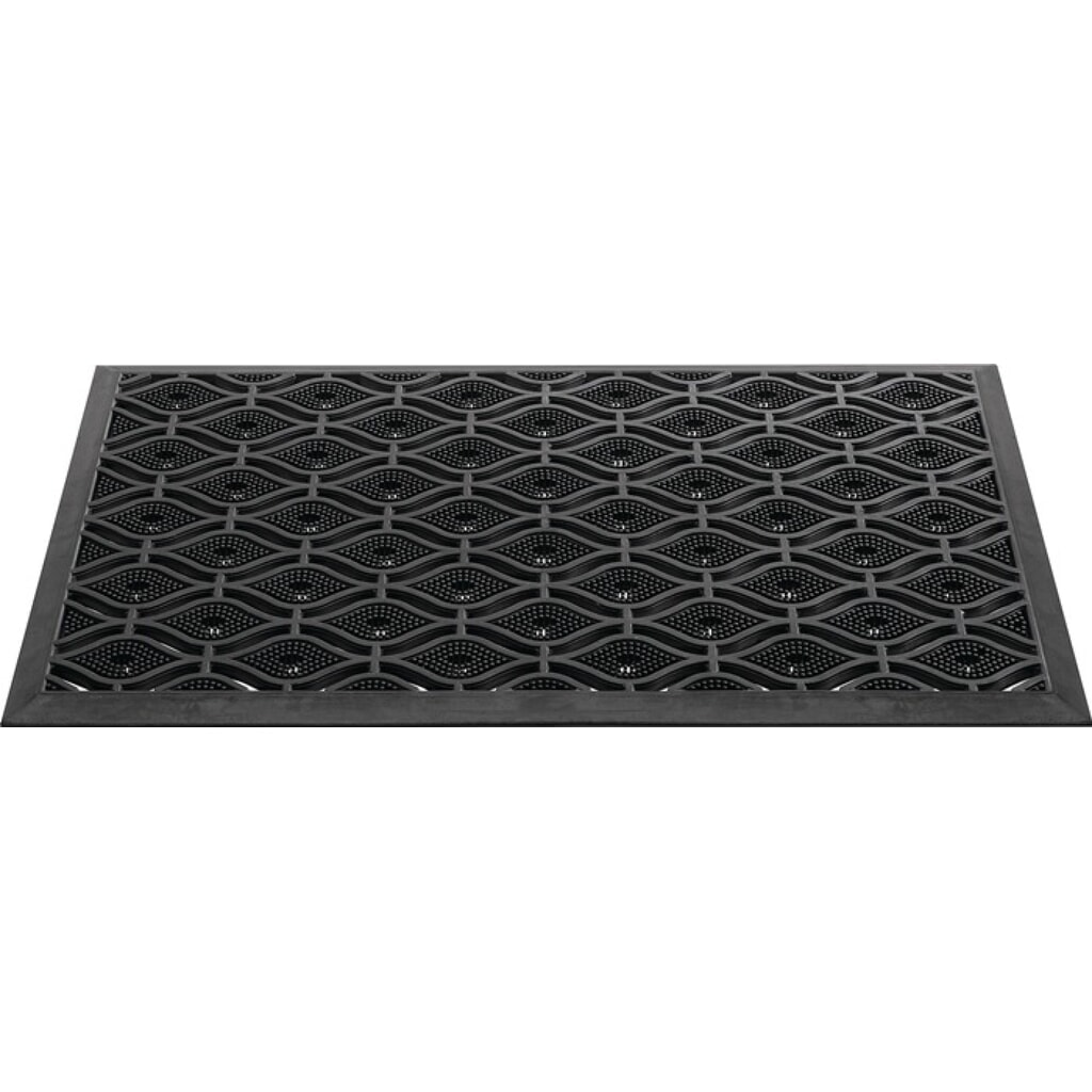 Produktabbildung: Fußmatte, L450xB750xS15mm, schwarz Gummi