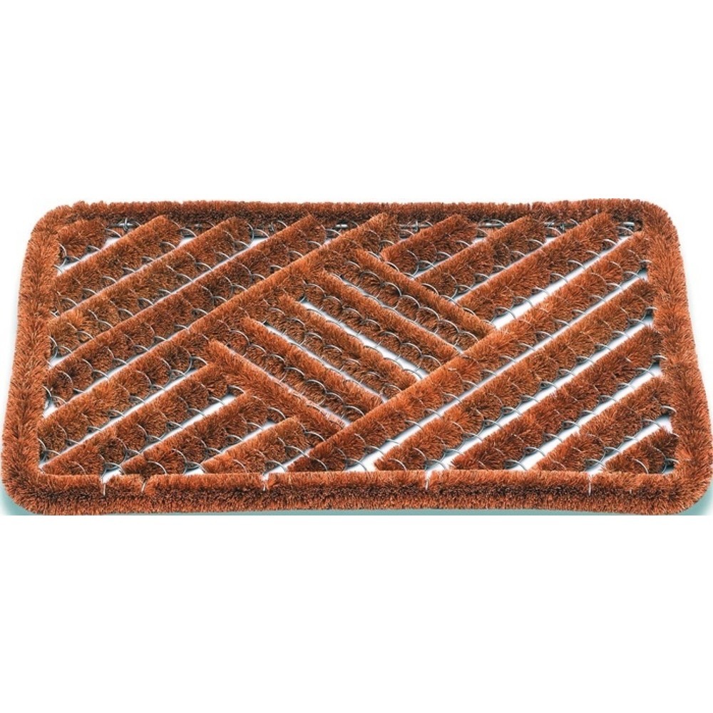 Produktabbildung: Fußmatte Kokosbürsten, L390xB590xS30mm, natur Kokos/Stahl