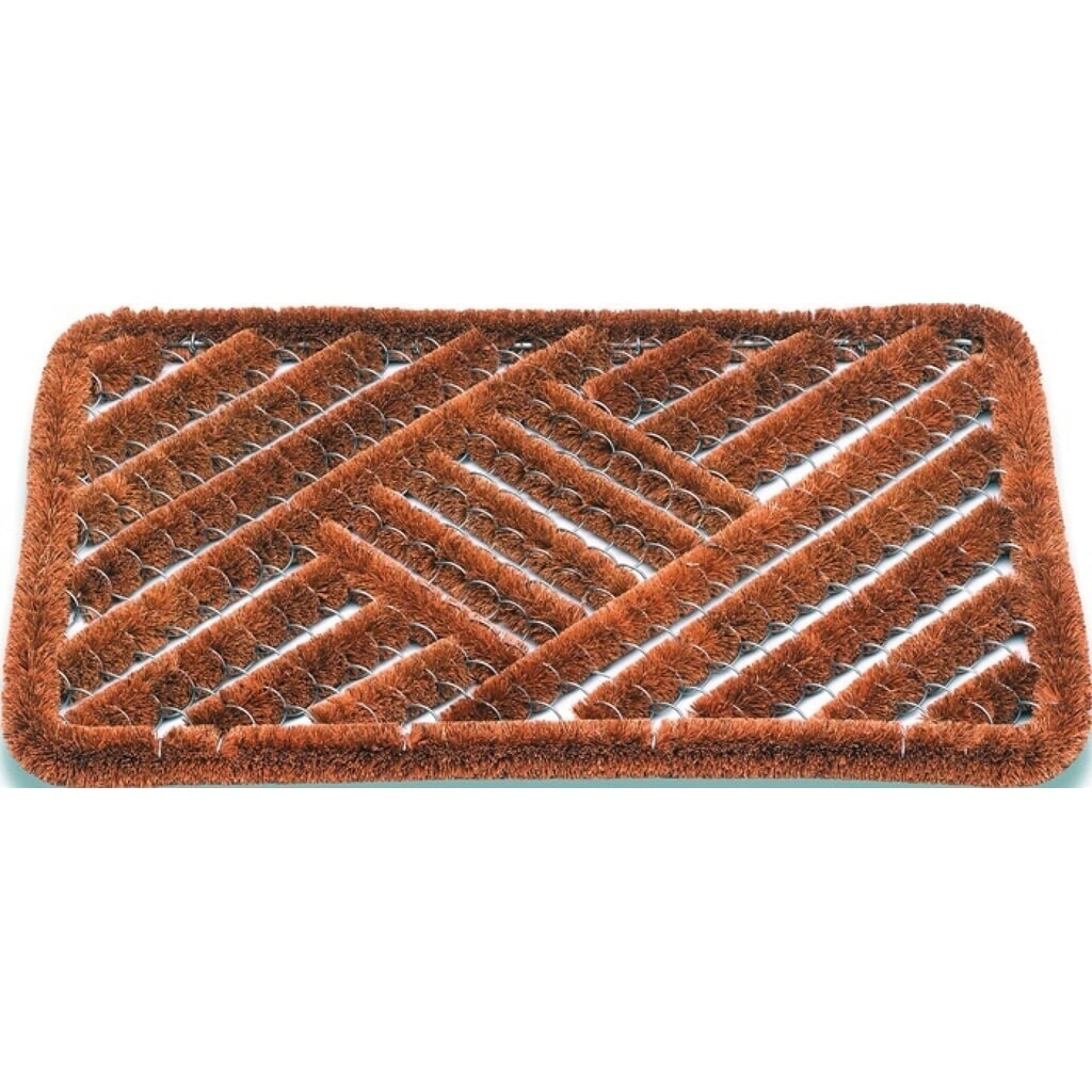 Produktabbildung: Fußmatte Kokosbürsten, L390xB590xS30mm, natur Kokos/Stahl
