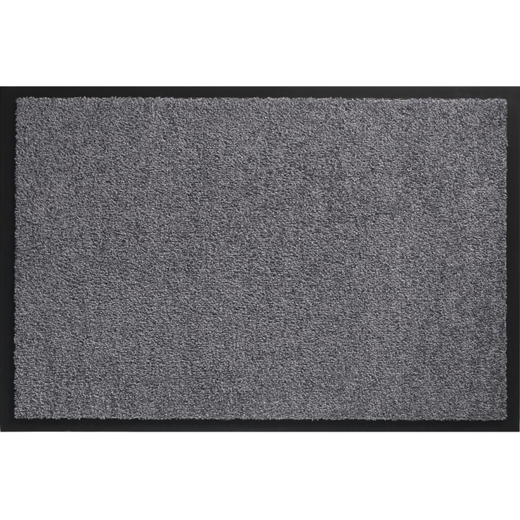 Produktabbildung: Fußmatte waschbar, L600xB900xS8mm, grau Polyamid