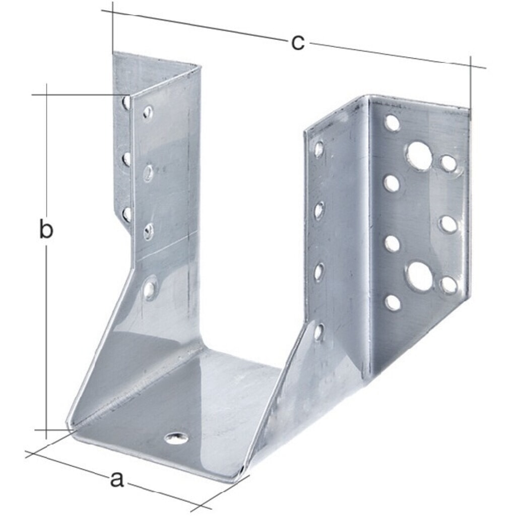 GAH Balkenschuh Typ A 160/200, Stahl sendzimirverzinkt, 2,5 mm ETA-08/0171 Produktabbildung: GAH Balkenschuh Typ A 160/200, Stahl sendzimirverzinkt, 2,5 mm ETA-08/0171