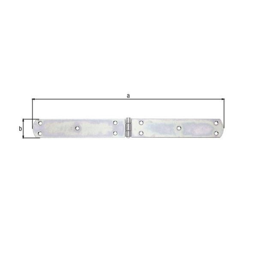 Produktabbildung Nr. 2: GAH Kistenband, Höhe 40 mm B.offen400 mm, Stärke 3 mm Stahl