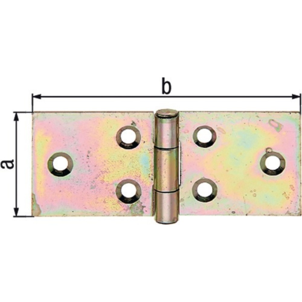 Produktabbildung: GAH Tischband, Stärke 1,5 mm Edelstahl, Höhe 121 mm B.offen35 mm