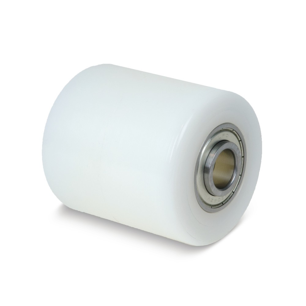 Illustration du produit: Galet de fourche Wicke en nylon, dimension de montage 74 mm, Ø x largeur 82 x 70 mm, capacité de charge 700 kg