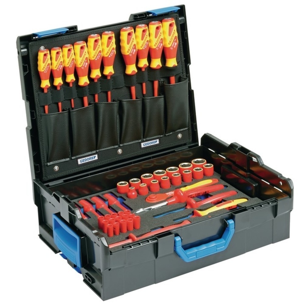Illustration du produit: Assortiment d'outils 53 pièces dans L-BOXX® pour électricien GEDORE