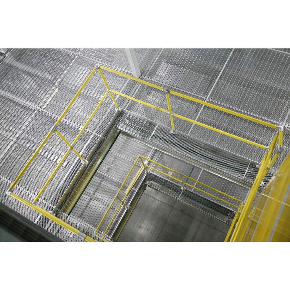 N° de l'image du produit 2 : Rambarde de sécurité KwikKit®, droite, longueur 3.000 mm, galvanisée