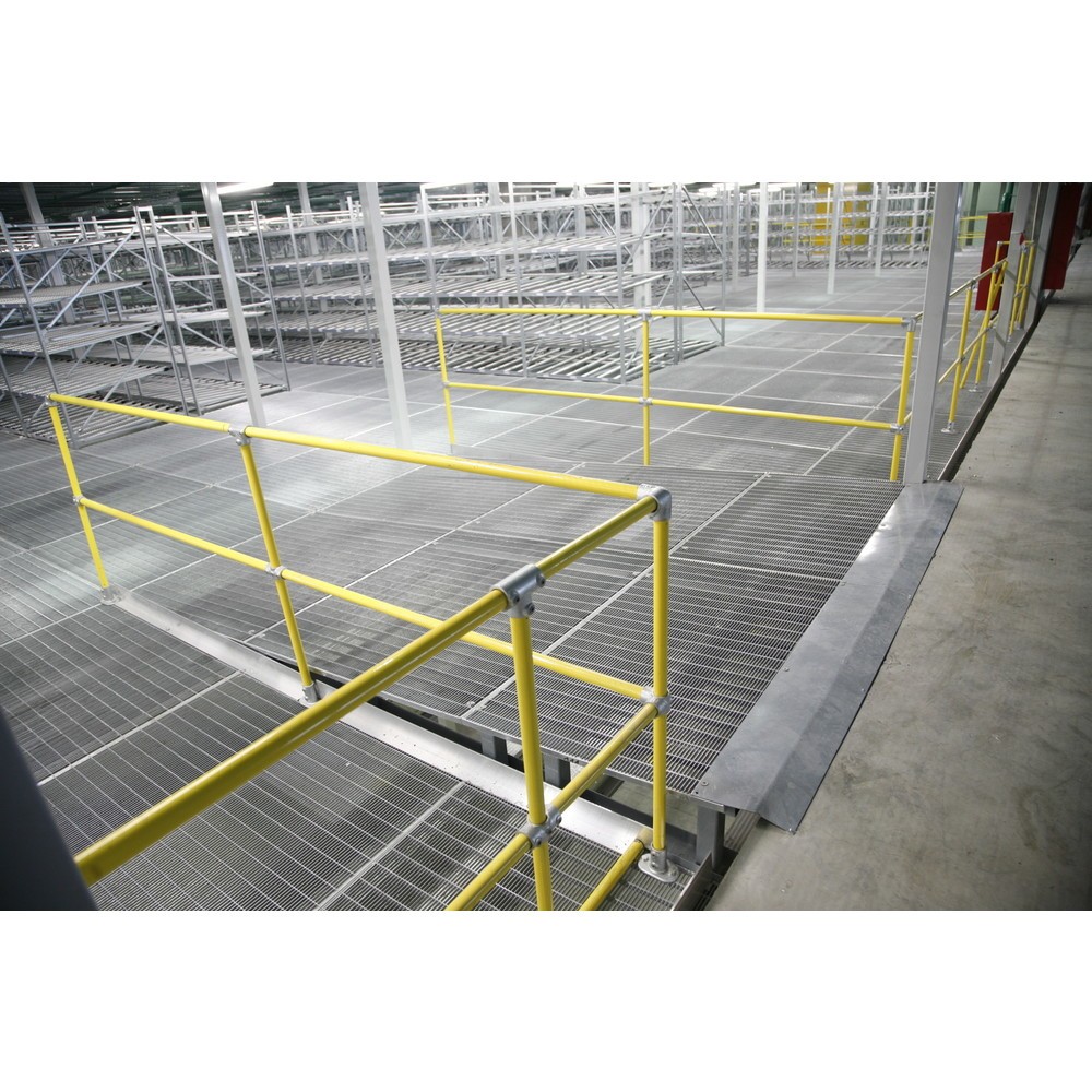 N° de l'image du produit 3 : Rambarde de sécurité KwikKit®, droite, longueur 3.000 mm, galvanisée