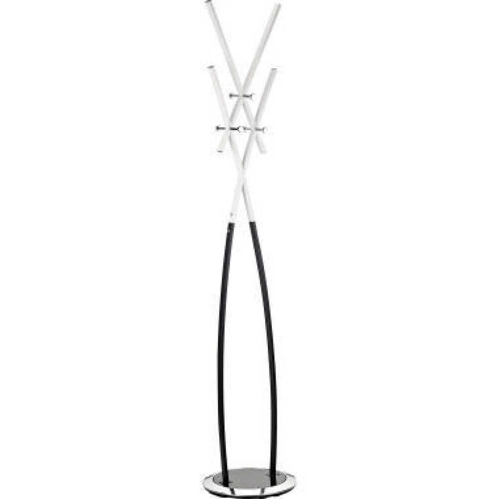 Produktabbildung: ALCO Garderobenständer 2876-10 182cm Metall schwarz/weiß