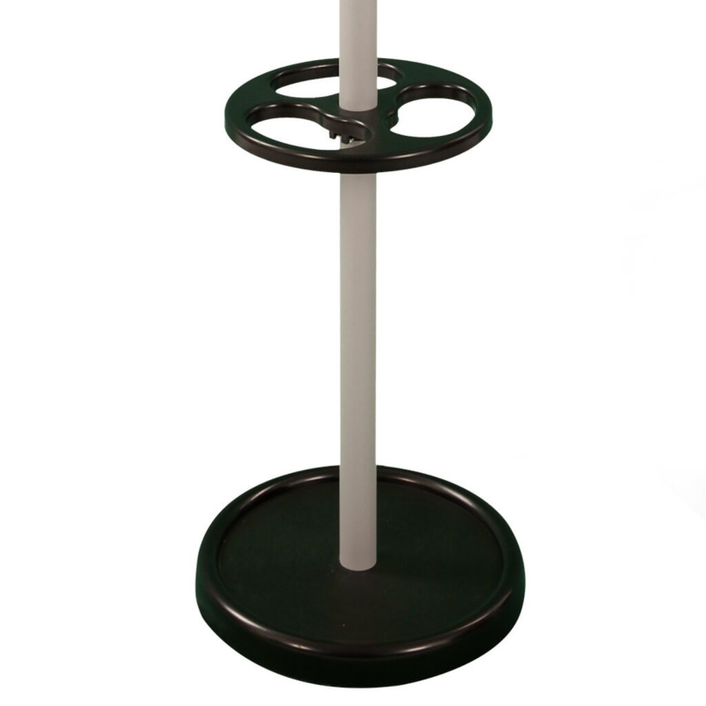 Produktabbildung Nr. 3: Garderobenständer, freistehend, 10 Haken, mit Regenschirmhalter, grau, schwarz