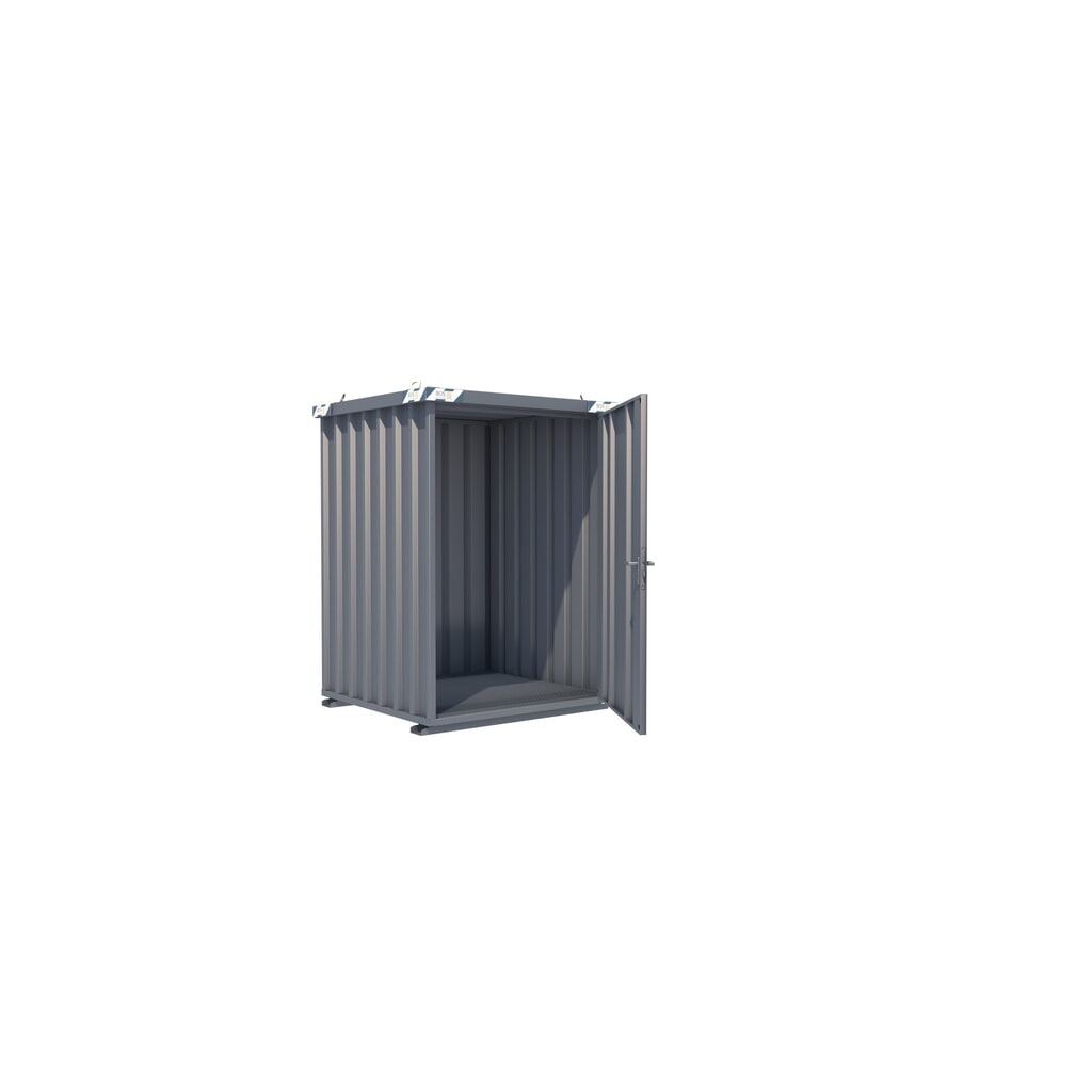 Gasflaschen-Container SGL, BxT 1.500 x 1.500 mm, Tür stirnseitig, 1-flügelig Produktabbildung: Gasflaschen-Container SGL, BxT 1.500 x 1.500 mm, Tür stirnseitig, 1-flügelig