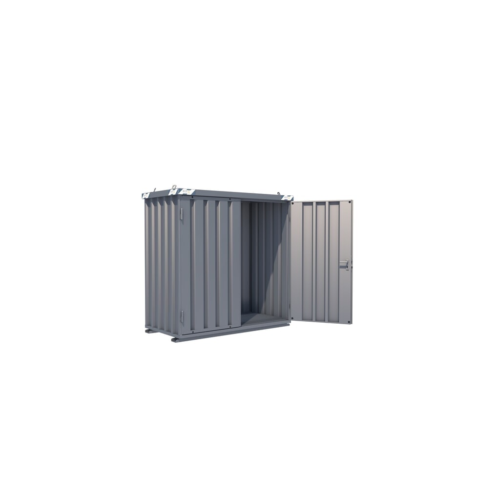 BOS® Gasflaschen-Container SGL, BxT 2.100 x 1.100 mm, Tür stinseitig, 2-flügelig Produktabbildung: BOS® Gasflaschen-Container SGL, BxT 2.100 x 1.100 mm, Tür stinseitig, 2-flügelig