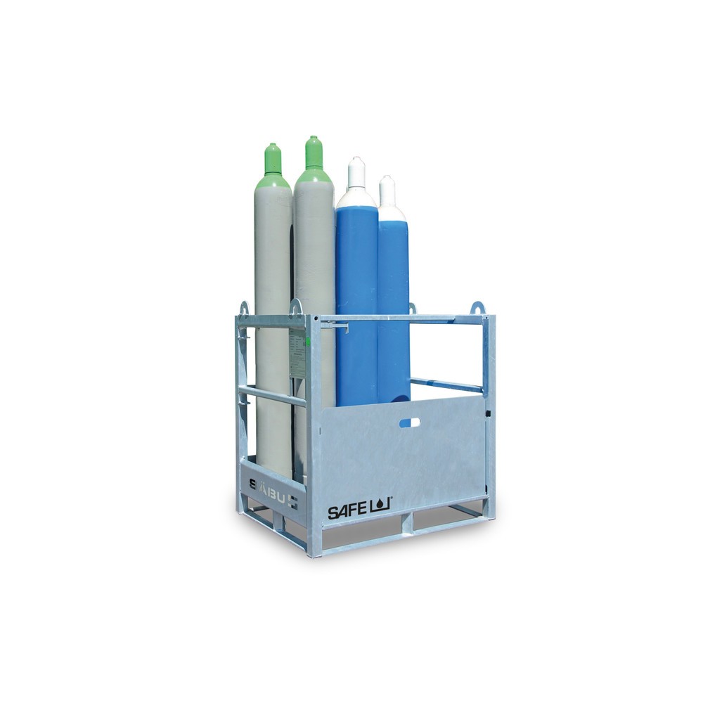 Product afbeelding: Gasflespallet GFP 12, voor 12 gasflessen van 50 liter elk