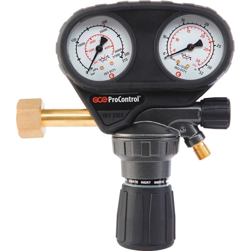 GCE RHÖNA Flaschendruckminderer ProControl, 200 bar 1-stufig, Argon / CO₂, 30 l/min Produktabbildung: GCE RHÖNA Flaschendruckminderer ProControl, 200 bar 1-stufig, Argon / CO₂, 30 l/min