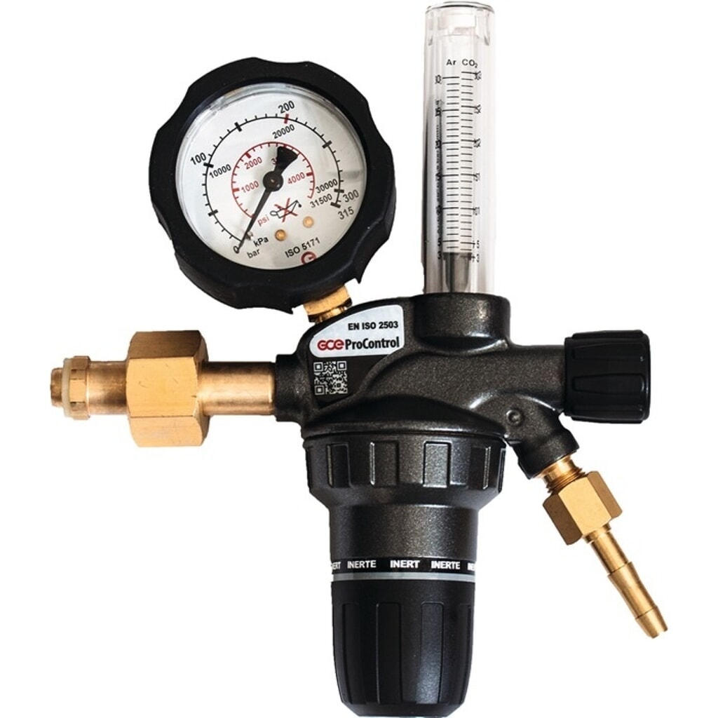 GCE RHÖNA Flaschendruckminderer ProControl® Flowmeter, 200 bar 1-stufig, Argon / CO₂, 30 l/min Produktabbildung: GCE RHÖNA Flaschendruckminderer ProControl® Flowmeter, 200 bar 1-stufig, Argon / CO₂, 30 l/min