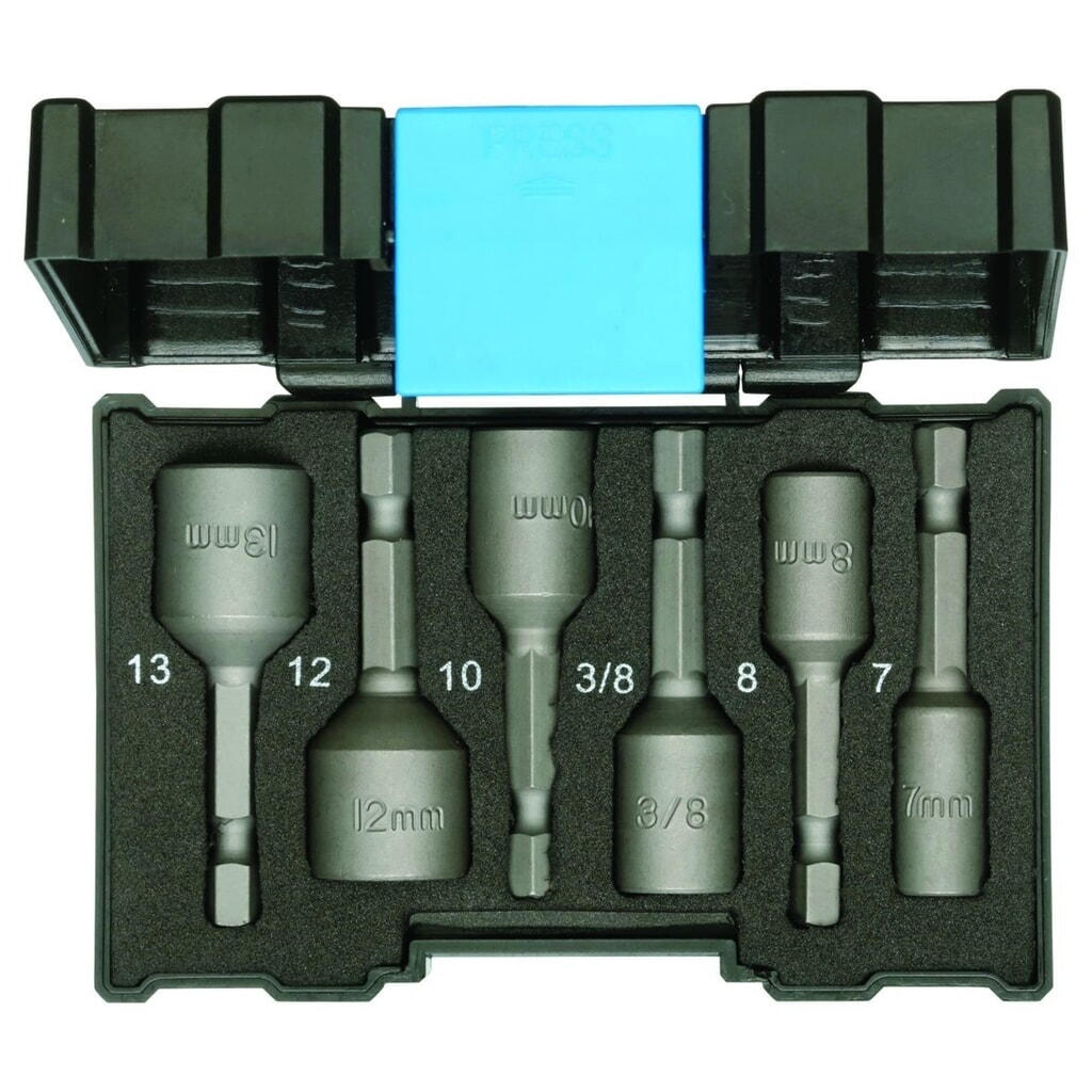 GEDORE Bit-Box Steckschlüssel Maschinenaufnahme 6-teilig 666-006 Produktabbildung: GEDORE Bit-Box Steckschlüssel Maschinenaufnahme 6-teilig 666-006