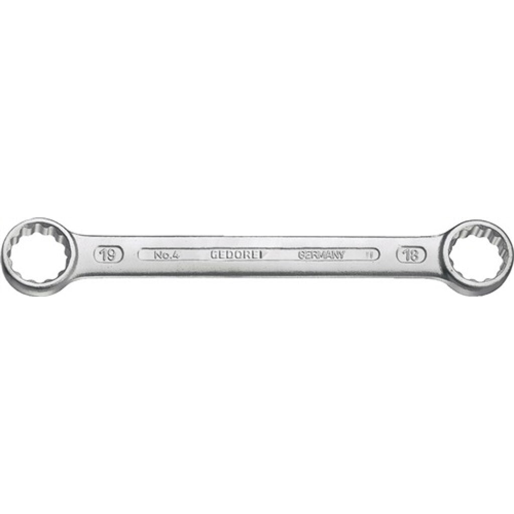 Produktabbildung: Doppelringschlüssel 4 8x10mm 115mm ger.GEDORE