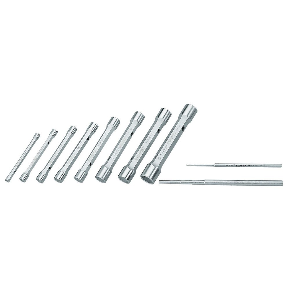 Produktabbildung: GEDORE Doppelsteckschlüssel-Satz 8-tlg 6-22 mm KD 626-8