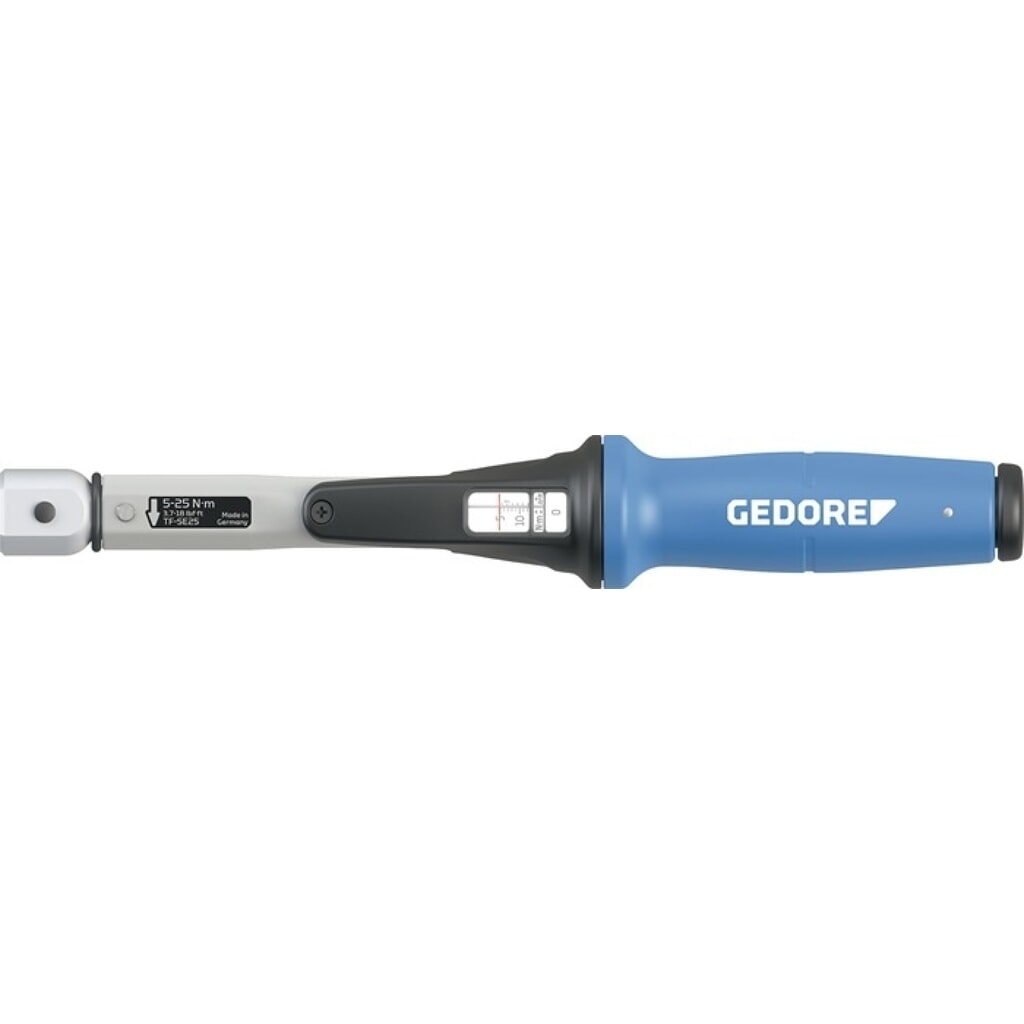 Produktabbildung: GEDORE Drehmomentschlüssel TF-SE25, 5 - 25 Nm, 9 x 12 mm