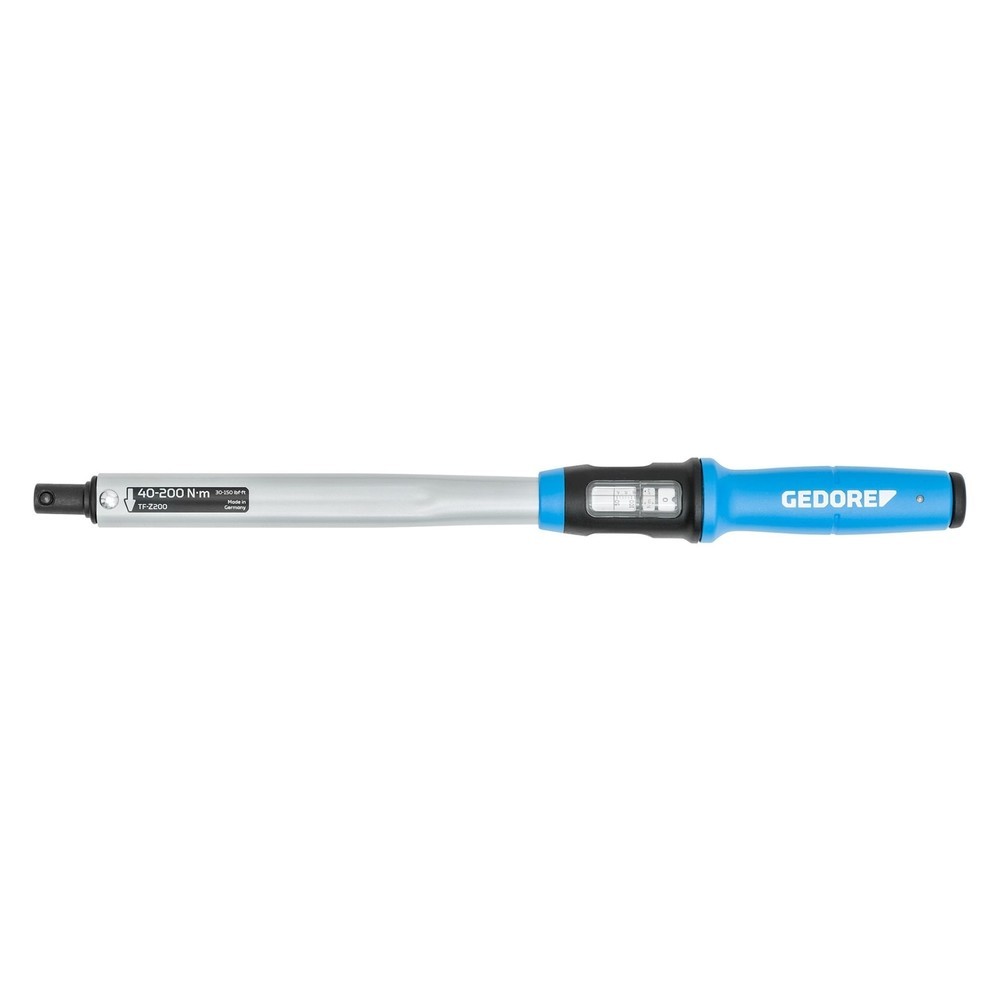 GEDORE Drehmomentschlüssel TORCOFIX Z 16 40-200 Nm TF-Z200 Produktabbildung: GEDORE Drehmomentschlüssel TORCOFIX Z 16 40-200 Nm TF-Z200