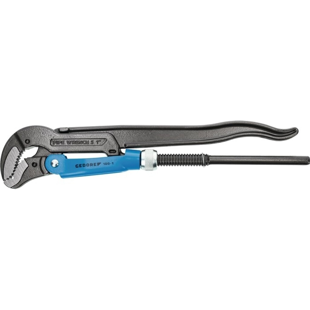 Produktabbildung: GEDORE Eckrohrzange Eck-Schwede-snap®, für Rohre 3 ″, Gesamtlänge 630 mm Spannweite 110 mm