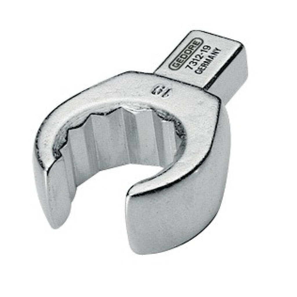 Produktabbildung: GEDORE Einsteckringschlüssel 7312-17 SW 17mm 9x12mm CV-Stahl