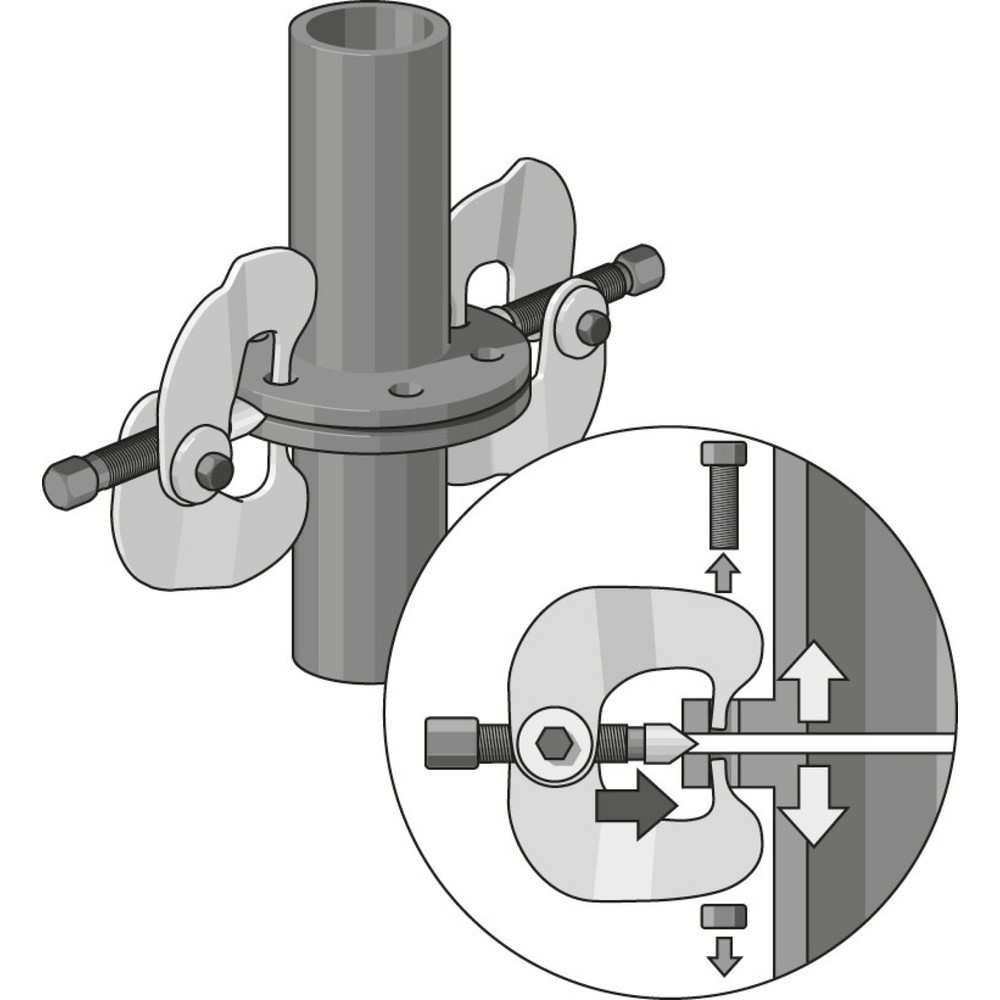 Produktabbildung Nr. 2: GEDORE Flanschtreiber 80-250 mm (Paar) 1.90/1