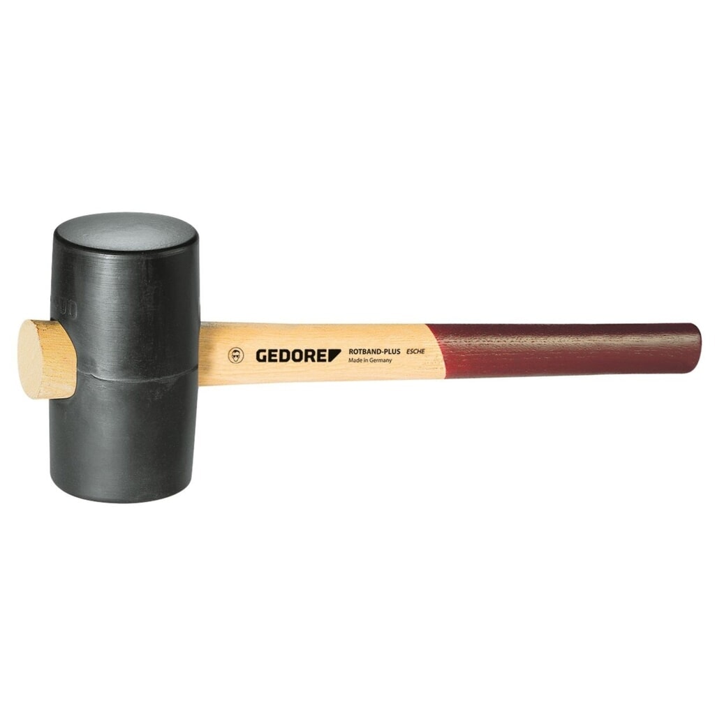 GEDORE Gummihammer mit Eschenstiel, d 90 mm 227 E-4 Produktabbildung: GEDORE Gummihammer mit Eschenstiel, d 90 mm 227 E-4