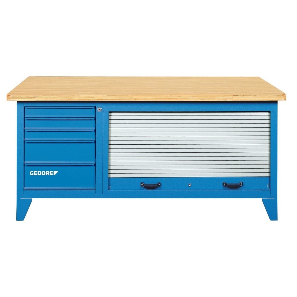 Produktabbildung: GEDORE Werkbank mit Blechjalousie B 1500 L