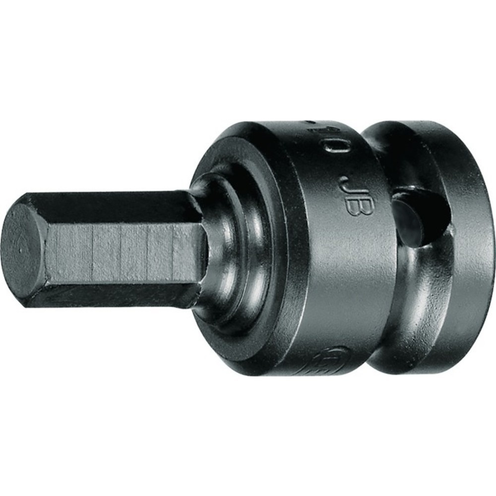 Produktabbildung: GEDORE Kraftschrauber-Steckschlüssel-Einsatz IN K 19, 1/2 ″, Schlüsselweite 6 mm Länge 44 mm