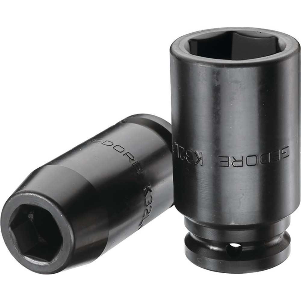 Produktabbildung: GEDORE Kraftschraubersteckschlüsseleinsatz K 32 L, 3/4 ″, Schlüsselweite 19 mm Länge 95 mm