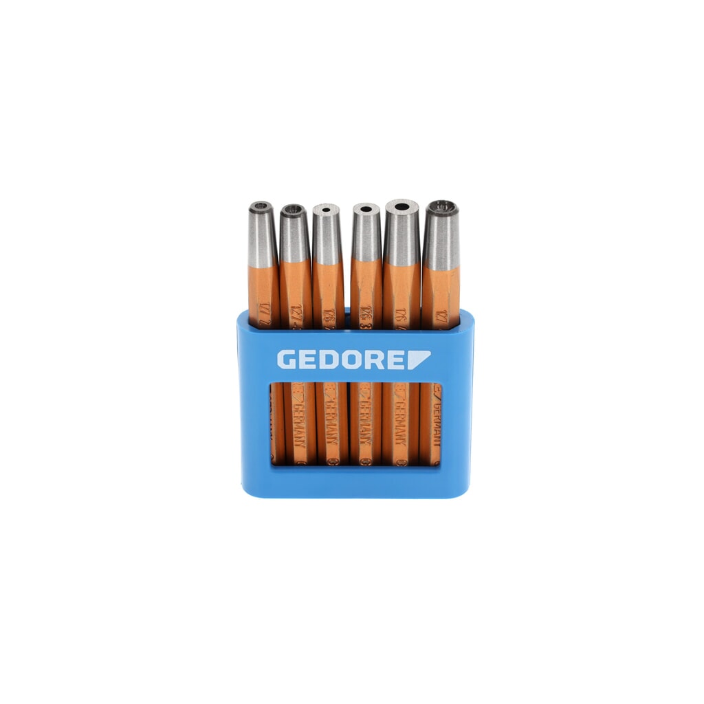 Produktabbildung: GEDORE Nietzieher- und -kopfmacher-Satz 125 B