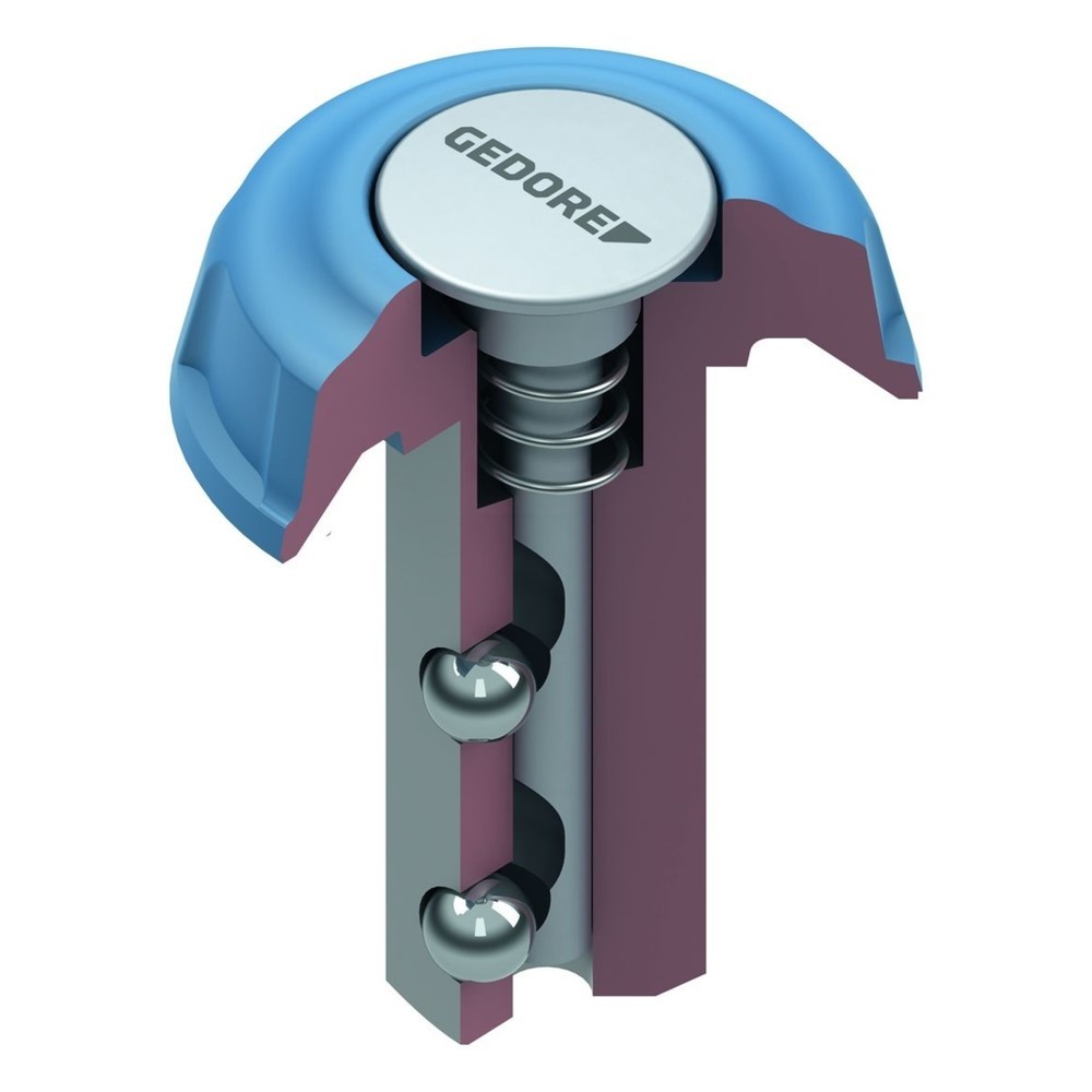 Produktabbildung Nr. 2: GEDORE Pilzkopf 2K 1/2" mit Druckknopf DMKPK 7