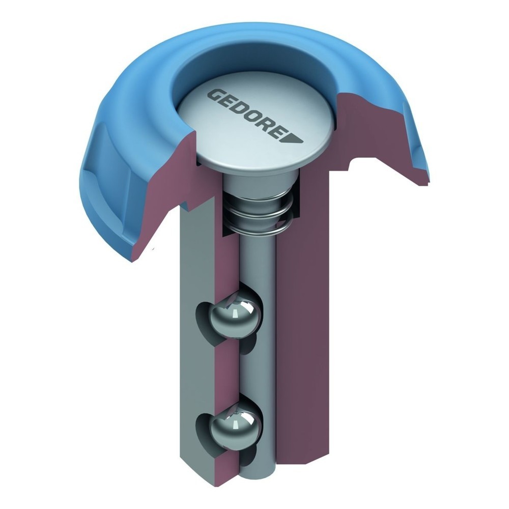 Produktabbildung Nr. 4: GEDORE Pilzkopf 2K 1/2" mit Druckknopf DMKPK 7