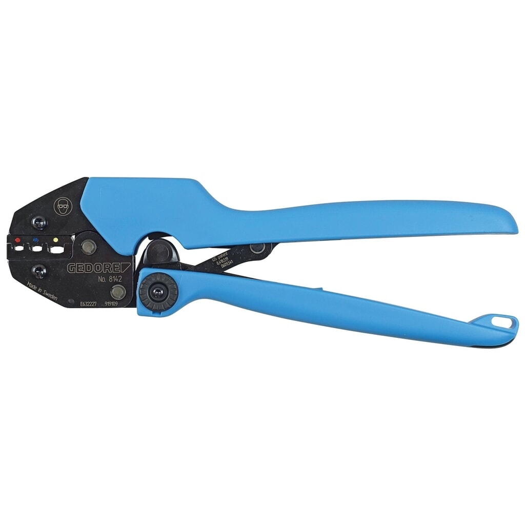 GEDORE Präzisions-Crimp-Zange für isolierte Kabelschuhe 8142 Produktabbildung: GEDORE Präzisions-Crimp-Zange für isolierte Kabelschuhe 8142