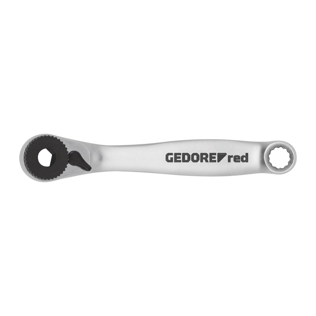 GEDORE red Bit-Knarre L/R. 1/4 L.91mm RSW6°+Adapter R40150027 Produktabbildung: GEDORE red Bit-Knarre L/R. 1/4 L.91mm RSW6°+Adapter R40150027