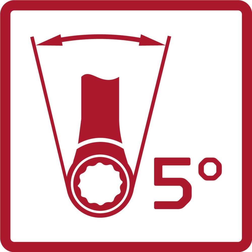 Produktabbildung Nr. 2: GEDORE red Dp.Ringratschenschl.Satz SW8-19mm 6tlg R07405006