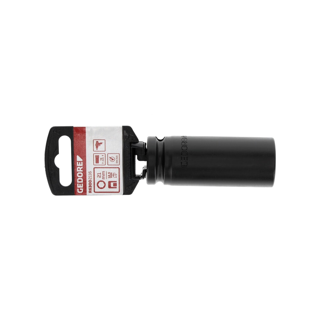 Produktabbildung Nr. 2: GEDORE red Kraftschr.Einsatz 1/2 6kt SW21mm L.78mm R63002116