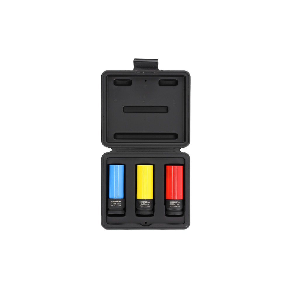 Produktabbildung: GEDORE red Kraftschr.Steckschl.Satz 1/2 3tlg R63043003