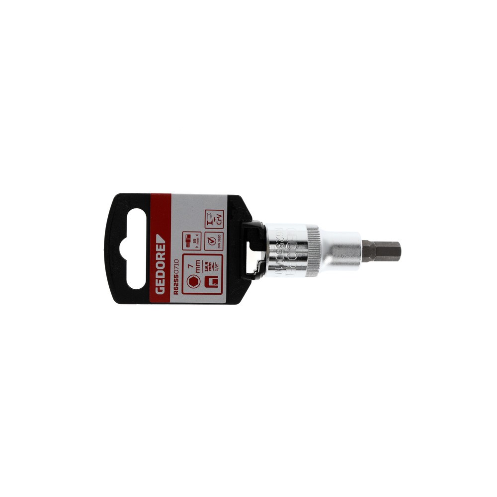 Produktabbildung Nr. 2: GEDORE red Schraubendr.Einsatz 1/2 SW7mm L.55mm R62550710