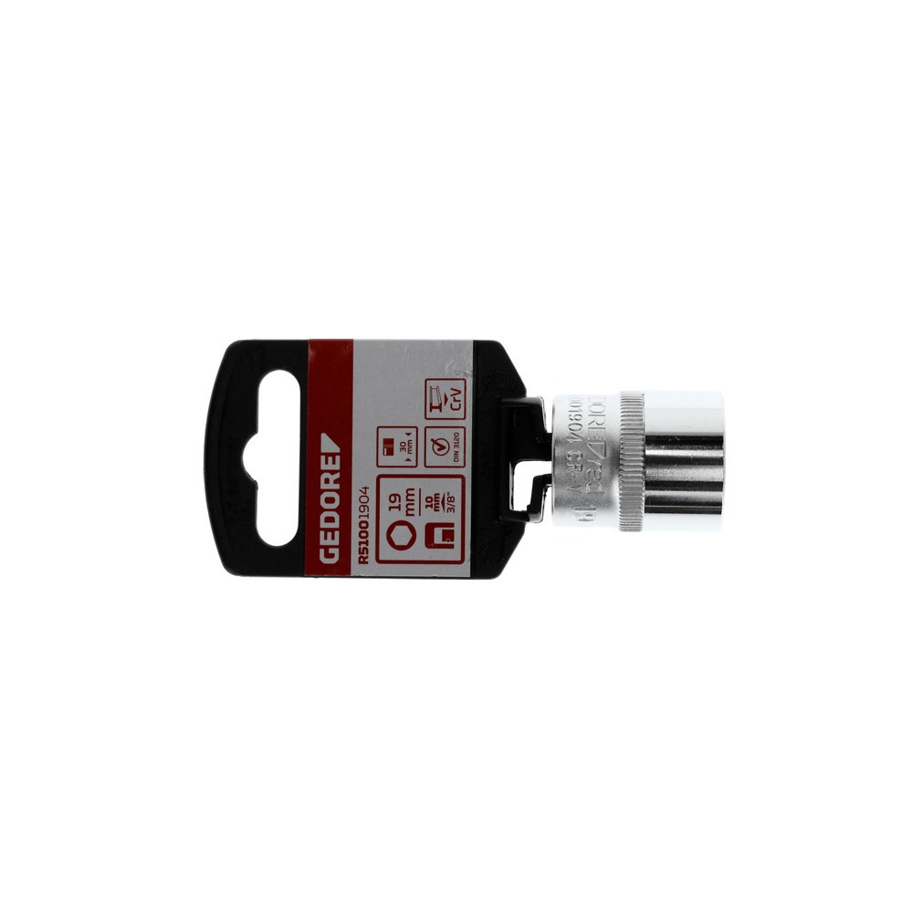 Produktabbildung Nr. 2: GEDORE red Steckschl.Einsatz 3/8 6kt SW19mm L.30mm R51001904