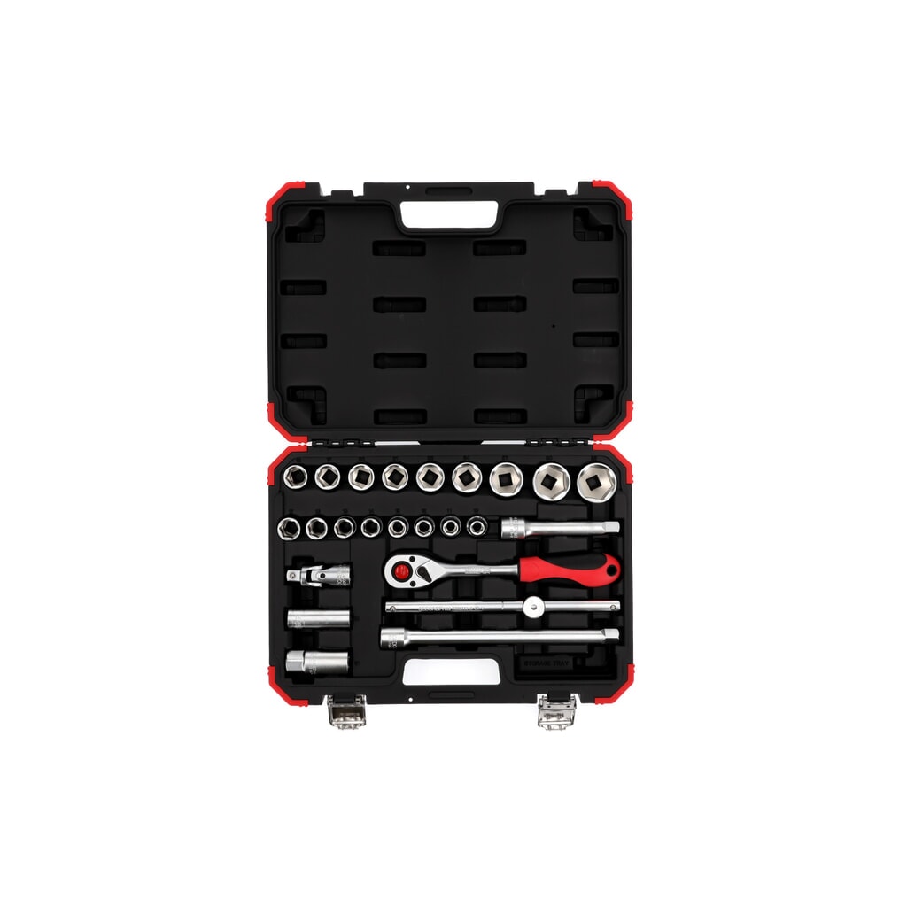 GEDORE red Steckschl.Satz 1/2 SW10-32mm 24tlg R69003024 Produktabbildung: GEDORE red Steckschl.Satz 1/2 SW10-32mm 24tlg R69003024