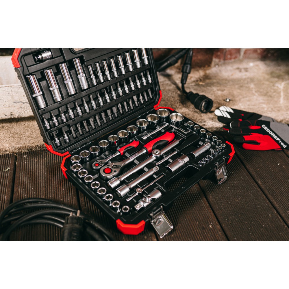 Produktabbildung Nr. 19: GEDORE red Steckschl.Satz 1/4+1/2 94tlg R46003094