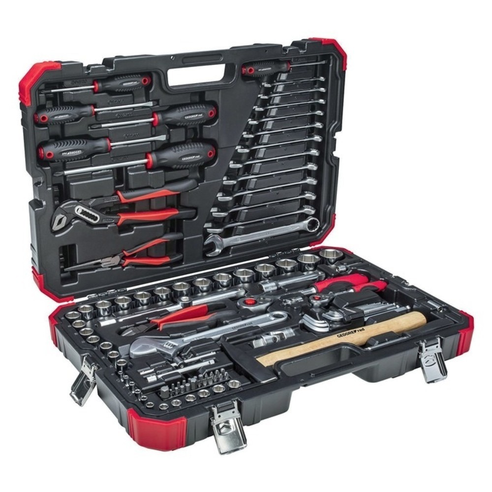 Produktabbildung Nr. 4: GEDORE RED Steckschlüssel-/Handwerkzeugkoffer R4600 3100, 100-teilig