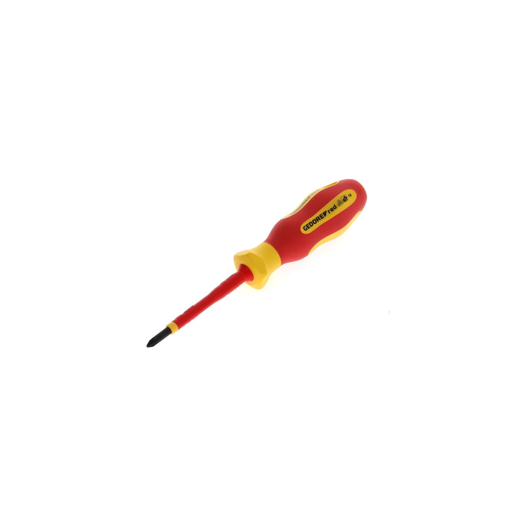 GEDORE red VDE-Schraubendreher PZ1 L.80mm R39300115 Produktabbildung: GEDORE red VDE-Schraubendreher PZ1 L.80mm R39300115