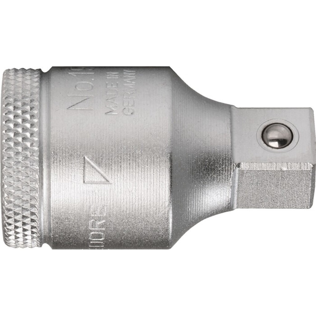 GEDORE Reduzierstück 1930, Abtriebsvierkant 3/8 ″ Länge 38,5 mm, Antriebsvierkant 1/2 ″ Produktabbildung: GEDORE Reduzierstück 1930, Abtriebsvierkant 3/8 ″ Länge 38,5 mm, Antriebsvierkant 1/2 ″
