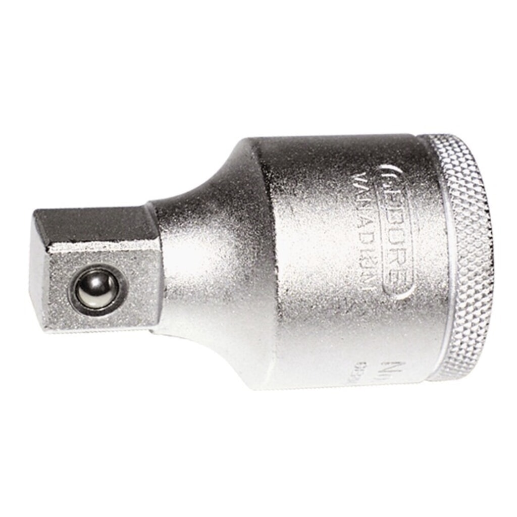 GEDORE Reduzierstück 3219, Abtriebsvierkant 1/2 ″ Länge 55 mm, Antriebsvierkant 3/4 ″ Produktabbildung: GEDORE Reduzierstück 3219, Abtriebsvierkant 1/2 ″ Länge 55 mm, Antriebsvierkant 3/4 ″