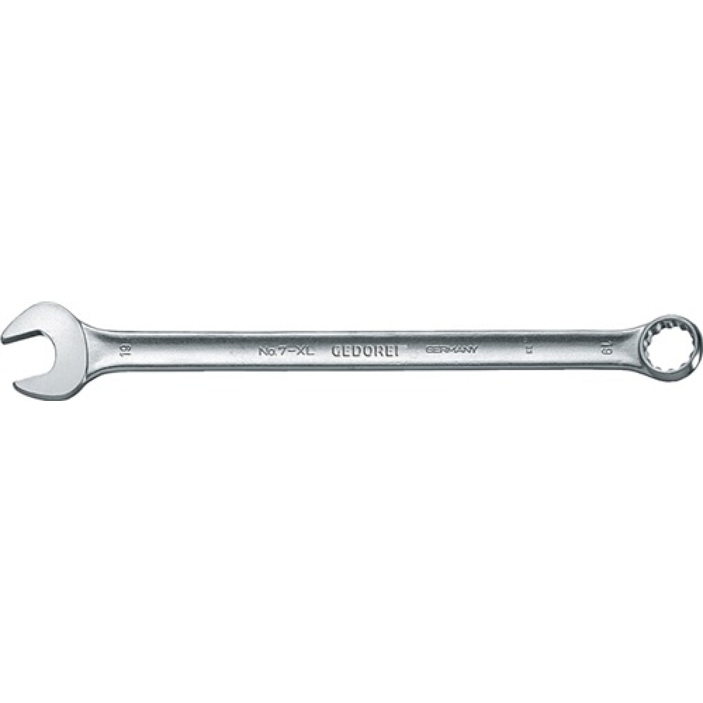Produktabbildung: Ringmaulschlüssel 7 XL SW 8mm L.170mm Form A ext.lang CV-Stahl GEDORE