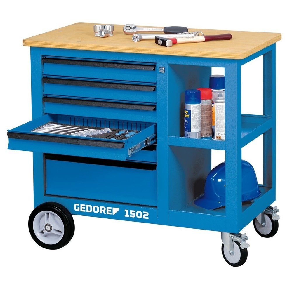 Produktabbildung Nr. 6: GEDORE Rollwerkbank mit 6 Schubladen 1502