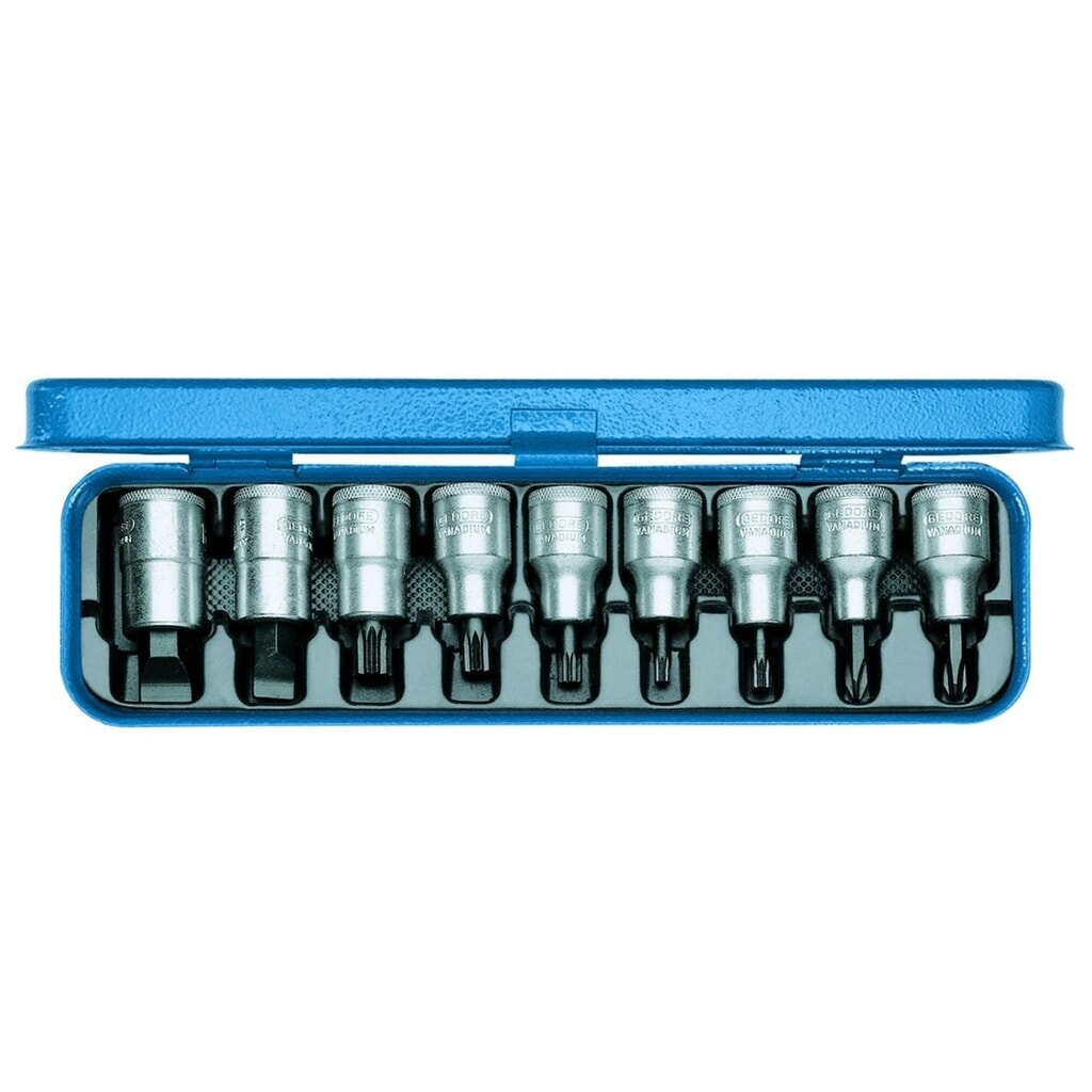 GEDORE Schraubendreher-Satz 1/2" 9-tlg IS-PH-XZN INX 19 PM Produktabbildung: GEDORE Schraubendreher-Satz 1/2" 9-tlg IS-PH-XZN INX 19 PM